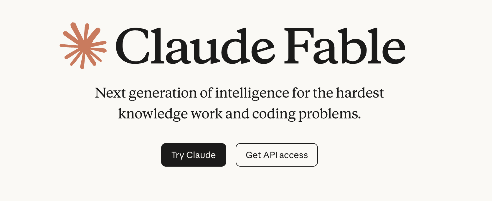 Claude Fable — Next generation of intelligence for the hardest knowledge work and coding problems